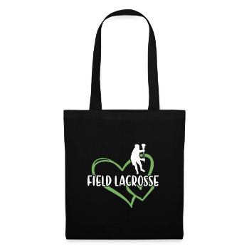 Sport Heart Field Lacrosse - Sac en tissu - noir - Devant