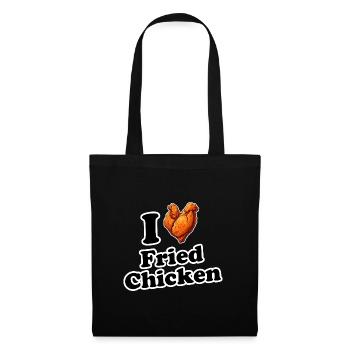 I Love Fried Chicken - Tote Bag - black - Front
