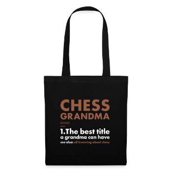 Chess Player Grandma Definition Chess - Tote Bag - black - Front