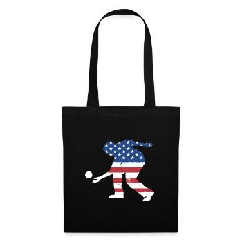 Sport Us Flag Bocce - Sac en tissu - noir - Devant
