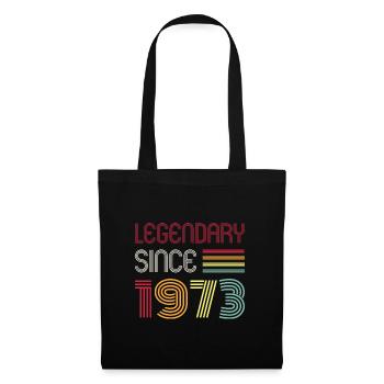 Birthday Legendary Since 1973 - Stoffbeutel - Schwarz - Vorne