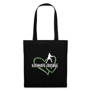 Sport Heart Ultimate Frisbee - Sac en tissu - noir - Devant