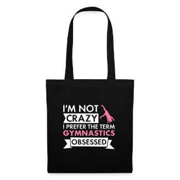 Sport Je ne suis pas fou Gymnastique - Sac en tissu - noir - Devant