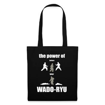 Wado-Ryu, Chemin de l’Ami - Karaté T Shirt - Sac en tissu - noir - Devant
