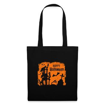 Joyeux Halloween - Sac en tissu - noir - Devant