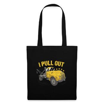 I Pull Out Tow Truck Operator - Tote Bag - black - Front