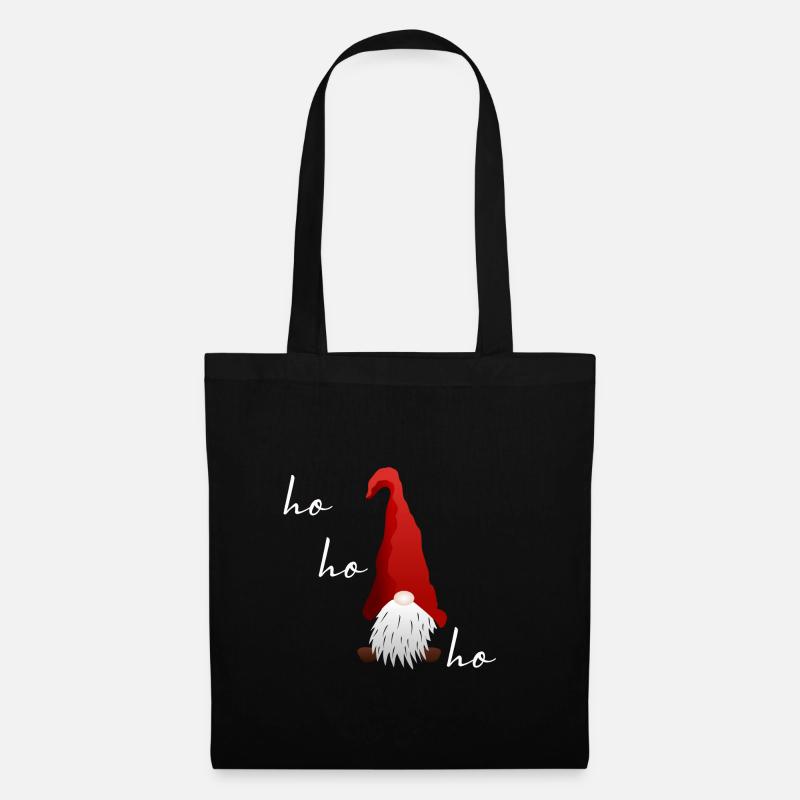 Gnome Christmas Hohoho - Tote Bag - black