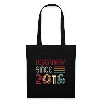 Birthday Legendary Since 2016 - Tote Bag - black - Front
