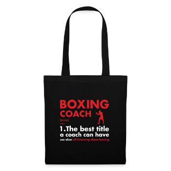 Sport Coach Definition Boxing - Tote Bag - black - Front