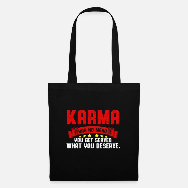 karma - Tote Bag - black