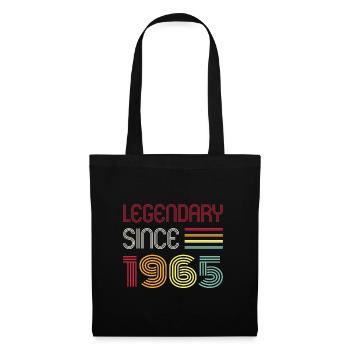 Birthday Legendary Since 1965 - Tote Bag - black - Front