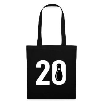 20 Bowling Bowler 20 - Sac en tissu - noir - Devant