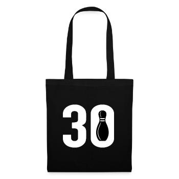 30 Bowling Bowler 30 - Sac en tissu - noir - Devant