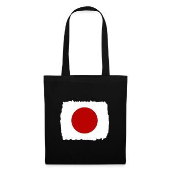 Japan Flag Used Look Nihon Japanese Flag - Tote Bag - black - Front