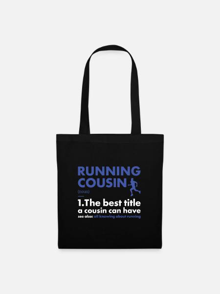 Sport Cousin Running - Stoffbeutel - Schwarz