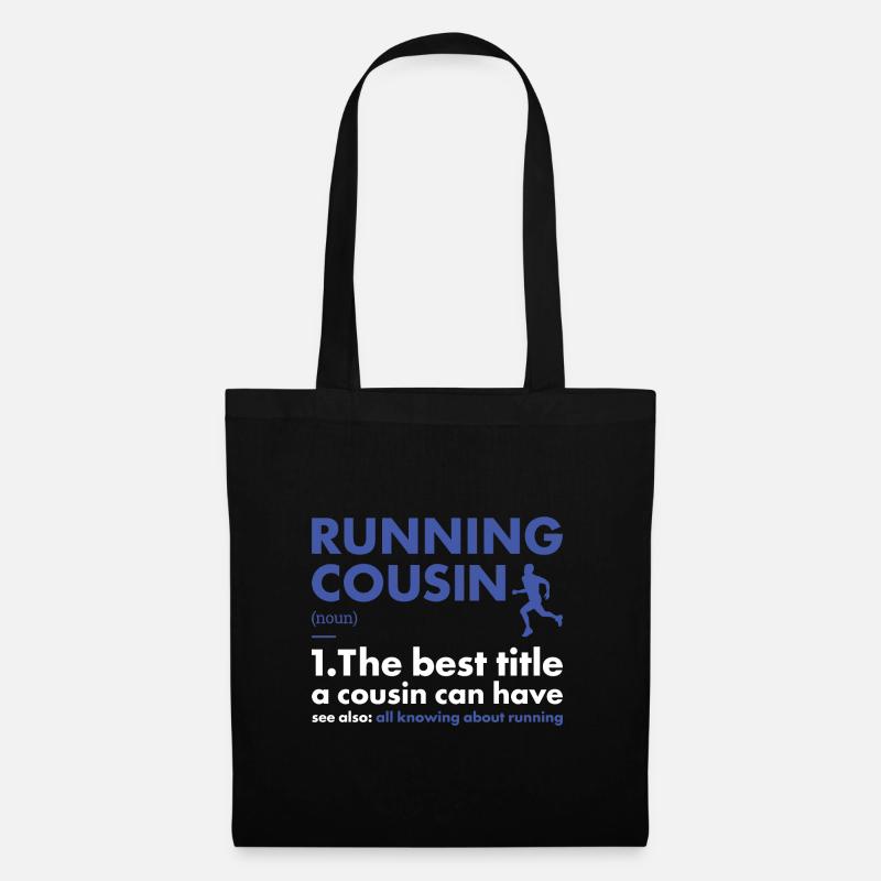 Sport Cousin Running - Stoffbeutel - Schwarz