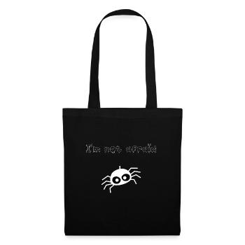 Im not afraid, spider - Tote Bag - black - Front