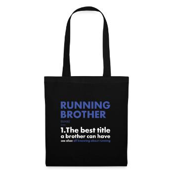 Sport Brother Running - Tote Bag - black - Front