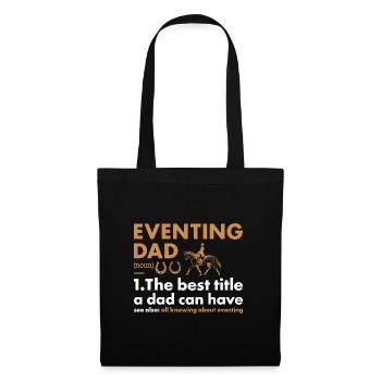 Rider Dad Definition Eventing - Stoffbeutel - Schwarz - Vorne