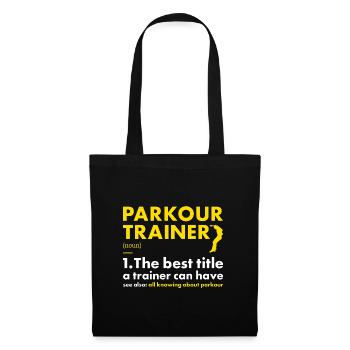 Traceur Trainer Definition Parkour - Tote Bag - black - Front