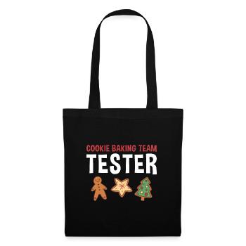 Baking Cookie Baking Team Tester Cookie - Tote Bag - black - Front