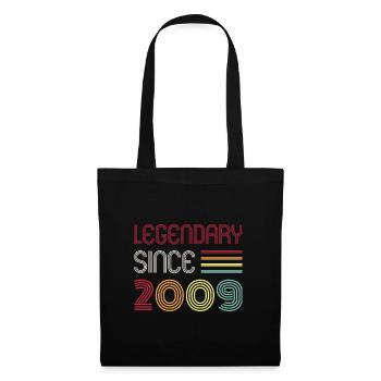 Birthday Legendary Since 2009 - Tote Bag - black - Front