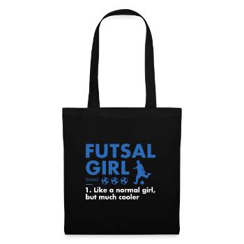 Sport Girl Definition Futsal - Tote Bag - black - Front
