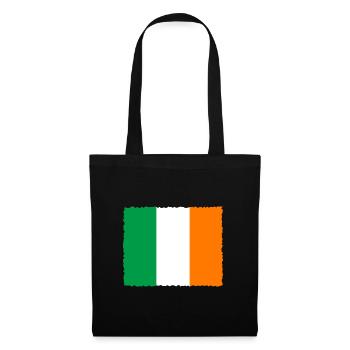 Ireland Flag Vintage Irish Flag Dublin - Tote Bag - black - Front