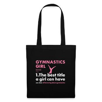 Sport Girl Gymnastics - Tote Bag - black - Front