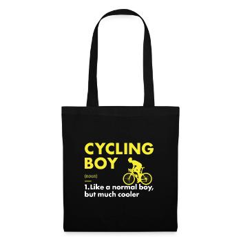 Sport Boy Cycling - Stoffbeutel - Schwarz - Vorne