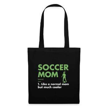 Sport Maman Définition Soccer - Sac en tissu - noir - Devant