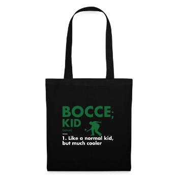 Sport Kid Définition Bocce - Sac en tissu - noir - Devant