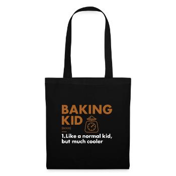 Baker Kid Definition Baking - Tote Bag - black - Front