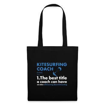Sport Coach Kitesurfing - Tote Bag - black - Front