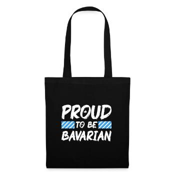 Bavaria Flag Used Look Bavarian Flag Vintage - Tote Bag - black - Front
