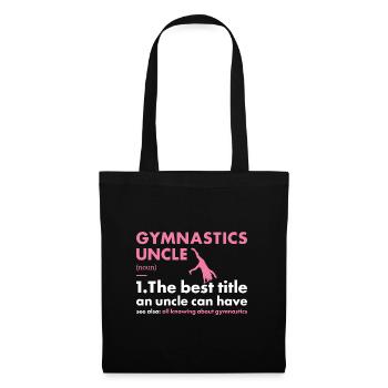 Sport Uncle Gymnastics - Stoffbeutel - Schwarz - Vorne