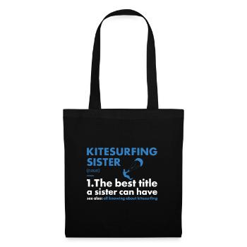 Sport Sister Kitesurfing - Tote Bag - black - Front