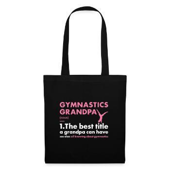Sport Grandpa Gymnastics - Tote Bag - black - Front