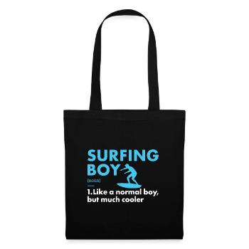 Sport Boy Surfing - Stoffbeutel - Schwarz - Vorne