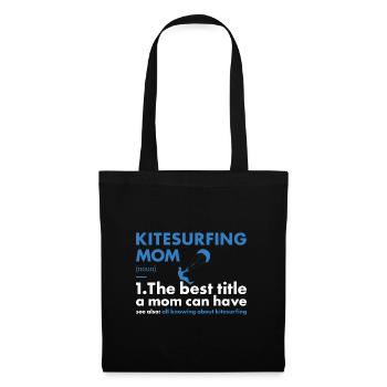 Sport Mom Kitesurfing - Tote Bag - black - Front