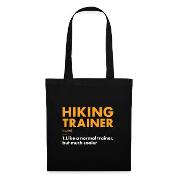 Hiker Trainer Definition Hiking - Stoffbeutel - Schwarz - Vorne