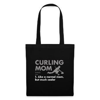Sport Mom Definition Curling - Tote Bag - black - Front