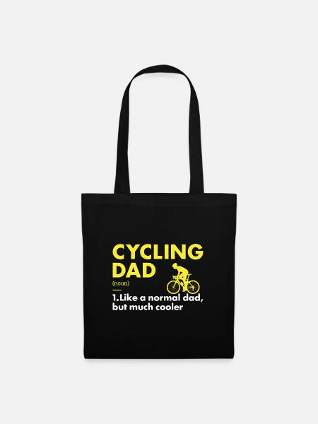 Sport Dad Cycling - Stoffbeutel - Schwarz