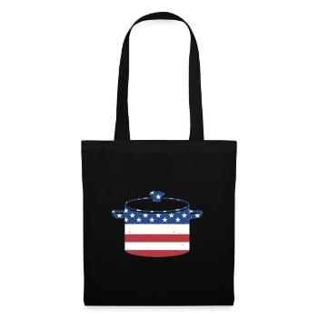 Cook Us Flag Cooking - Tote Bag - black - Front