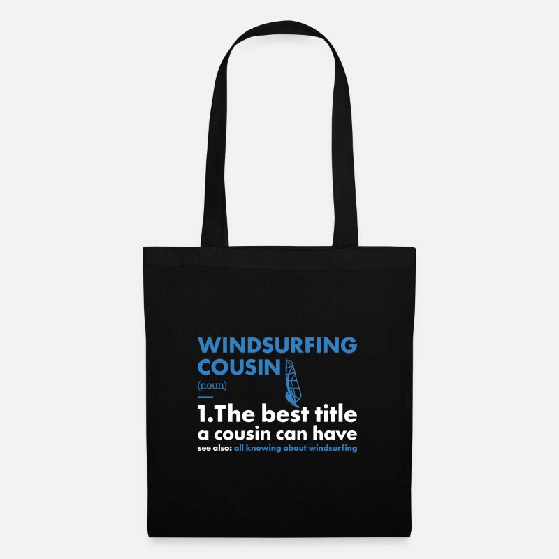 Sport Cousin Windsurfing - Stoffbeutel - Schwarz