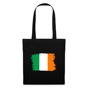 Ireland Flag Vintage Irish Flag Dublin - Tote Bag - black - Front