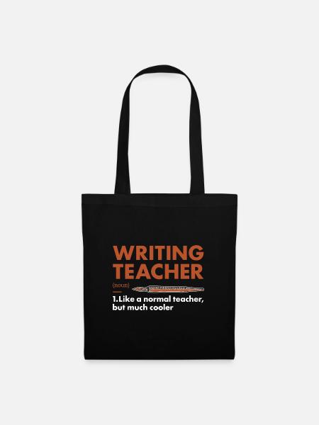 Writer Teacher Definition Writing - Stoffbeutel - Schwarz
