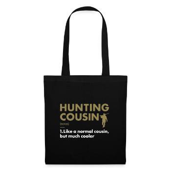 Hunter Cousin Definition Hunting - Tote Bag - black - Front