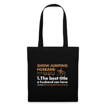 Jumper Husband Definition Show Jumping - Tote Bag - black - Front