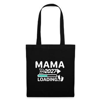 Mom 2027 - Loading Bar Pregnancy Announcement - Tote Bag - black - Front
